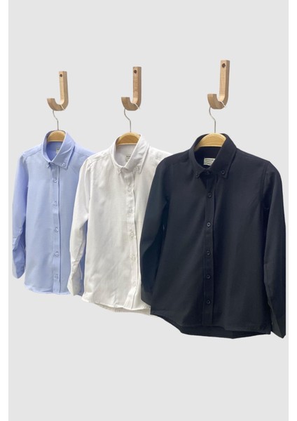 Mojo Erkek Çocuk Yakası Düğmeli Gömlek 1001235 Siyah