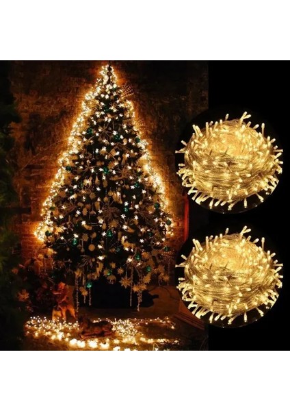 10M 60 LED Pilli 2 Kademeli Gün Işığı (Şeffaf Kablo) modelleri