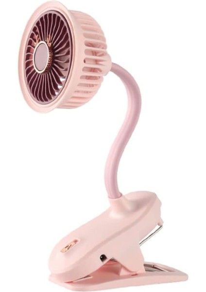 Taşınabilir Mini Klips Bebek Arabası Fanı Soğutma Hava Sirkülatöründe 360 Derece Dönebilen Klips