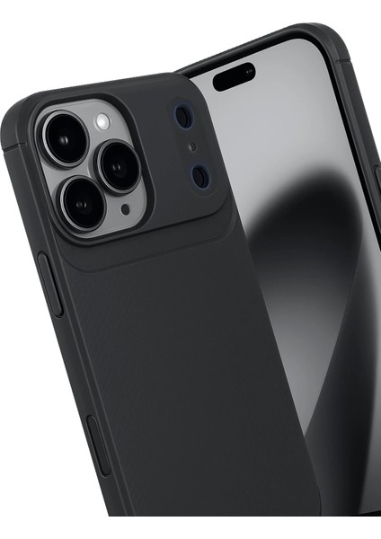 Apple iPhone 17 Pro Max Uyumlu Kılıf Karbon Tasarım Kamera Korumalı Silikon Telefon Kılıfı Kapak modelleri