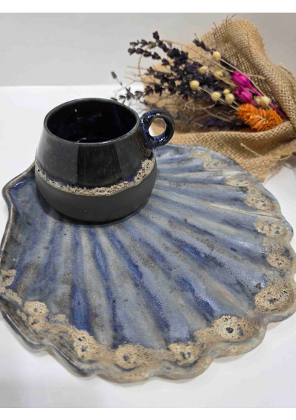 Bohem Midye Kahve Fincanı Takımı Stonware modelleri