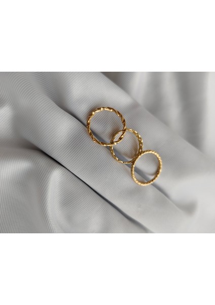 Çelik Zarif Tasarım Ayarlanabilir 7'li Yüzük