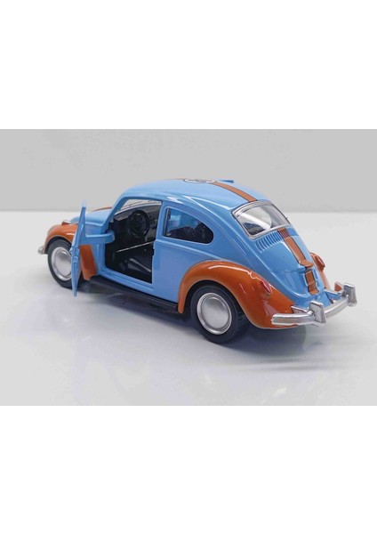 Dianomi 1:36 Ölçek Volkswagen Beetle // Çek-Bırak Metal Araba 12 cm Uzunluğunda fırsatları