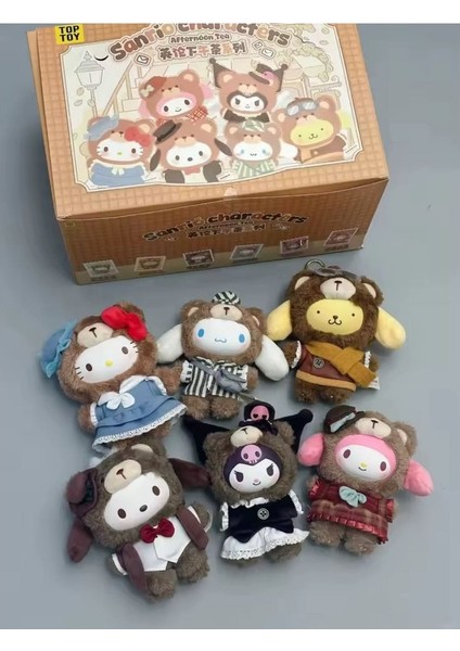 Kuromi Hello Kitty Cinnamoroll Popmart Süpriz Paket 17CM Peluş Oyuncak Çanta Carm Süs Anahtarlık 1