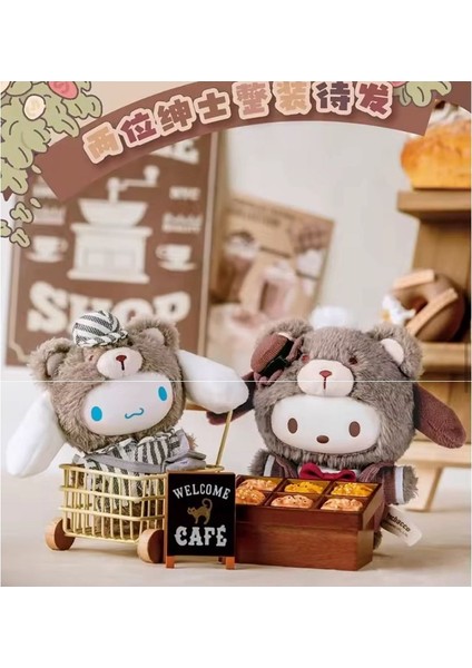 Kuromi Hello Kitty Cinnamoroll Popmart Süpriz Paket 17CM Peluş Oyuncak Çanta Carm Süs Anahtarlık 1 modelleri