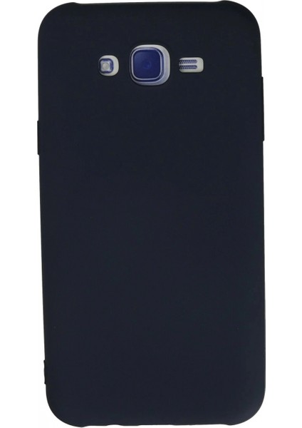 Samsung Galaxy J7 Kılıf Nano Içi Kadife Silikon - Lacivert (K95)