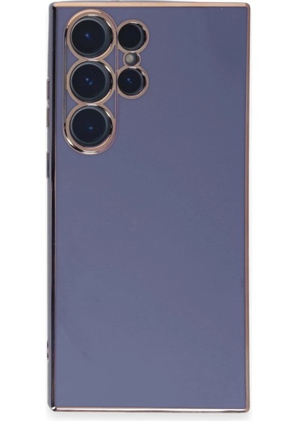 Samsung Galaxy S23 Ultra Kılıf Volet Silikon - Mavi (K95)