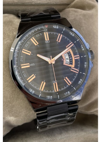 Siyah Renk Çelik Kordon Erkek Kol Saati Özel Kutulu Arkadaşa Kardeşe Abiye Hediye fırsatları