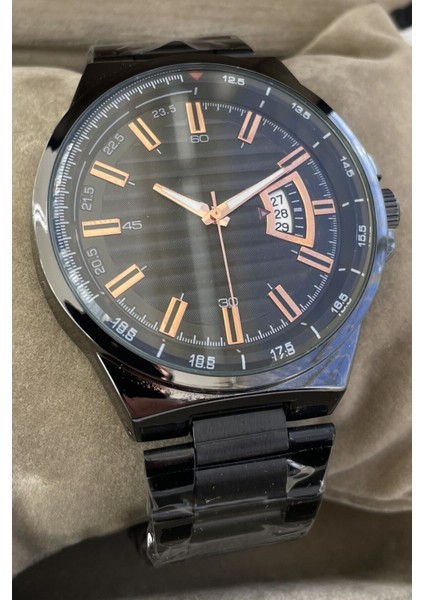 Siyah Renk Çelik Kordon Erkek Kol Saati Özel Kutulu Arkadaşa Kardeşe Abiye Hediye indirimleri