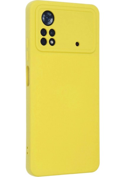 Xiaomi Poco X4 Pro 5g Kılıf Nano Içi Kadife Silikon - Sarı (K95) modelleri