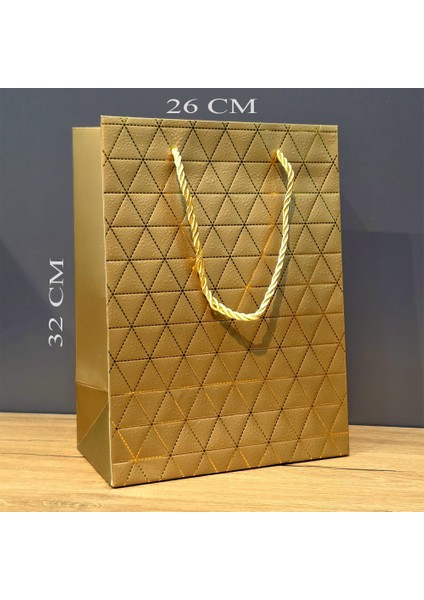 Büyük Boy Gold Hediye Çantası