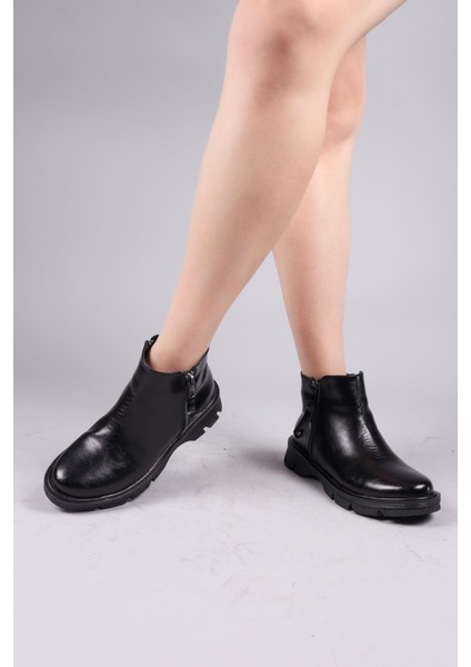 Connel Fermuar Aksesuarlı Bot Siyah fırsatları