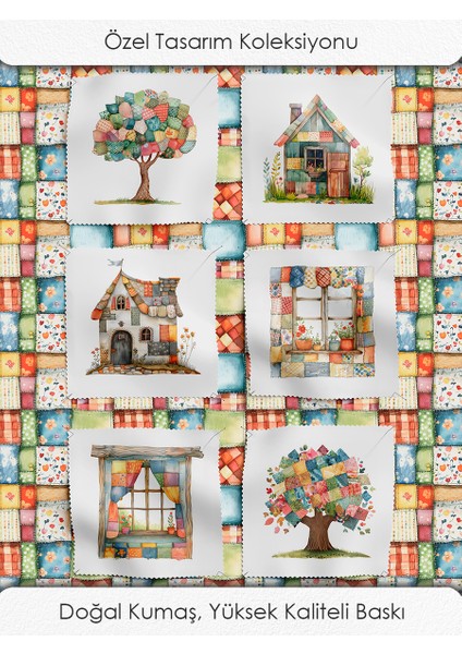 Patchwork Kumaş Seti – Dikiş ve Hobi Için %100 Pamuk Desenli Kumaş Kuponları fiyatları