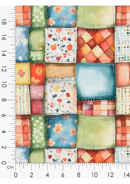Patchwork Kumaş Seti – Dikiş ve Hobi Için %100 Pamuk Desenli Kumaş Kuponları indirimleri