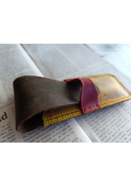 Crazy Gerçek Deri Özel Kalemleriniz Için Kalemlik ( 2*3 Kalem Için ) 27 cm \ 6 cm NLU15 fiyatları