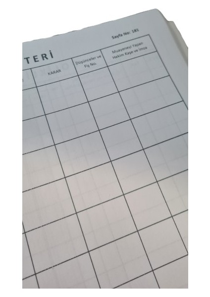 Poliklinik Defteri-Bez Cilt 400 Sayfa -001 - 400 Numaralı fiyatları
