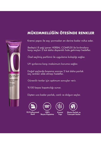 10 Saç Boyası 100ML/ 8.111 Ekstra Mat Açık Küllü Kumral fiyatları