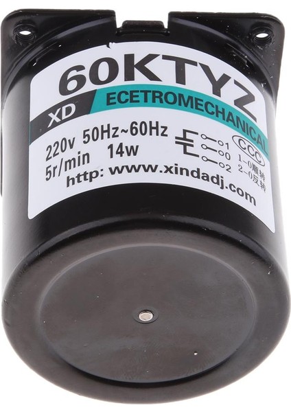 60KTYZ 220V 5rpm Kalıcı Elektrikli Motor 50-60Hz (Yurt Dışından) fırsatları