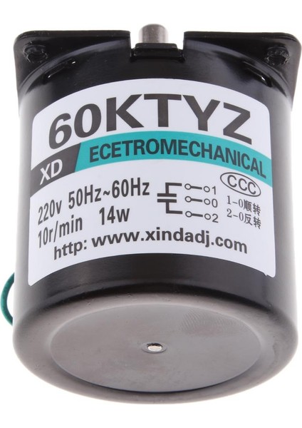 60KTYZ 220V 10RPM Mil Dişli Kalıcı (Yurt Dışından) fırsatları