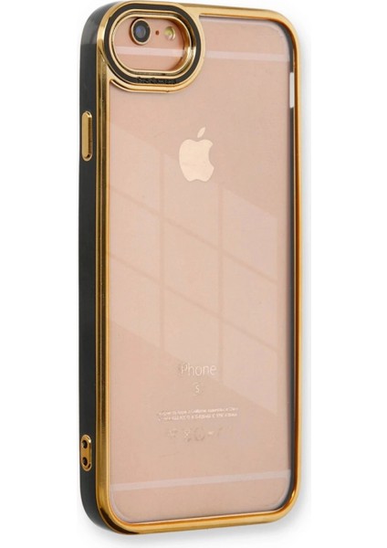 iPhone 6 Kılıf Liva Lens Silikon - Siyah (K95)