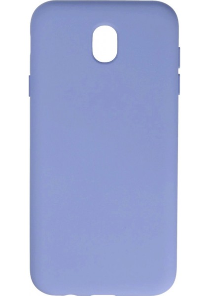 Samsung Galaxy J7 Pro / J730 Kılıf Nano Içi Kadife Silikon - Lila (K95)