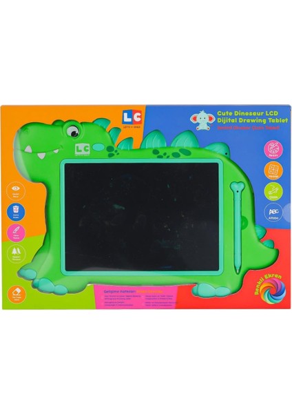 LC-31068 Sevimli Dinazor çizim Tableti 10 Inç