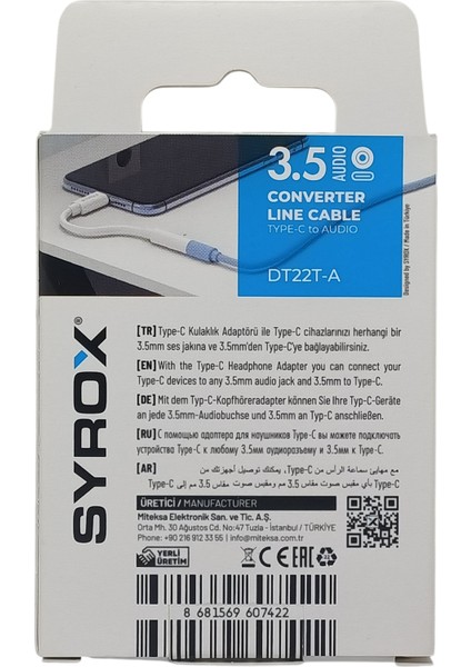 iphone Typc 15+ 15 promax 16+17 ile Uyumlu Kulaklık Çevirici Aux 3.5mm Dönüştürücü Adaptör Type-C ile Uyumlu 1 Adet fiyatları