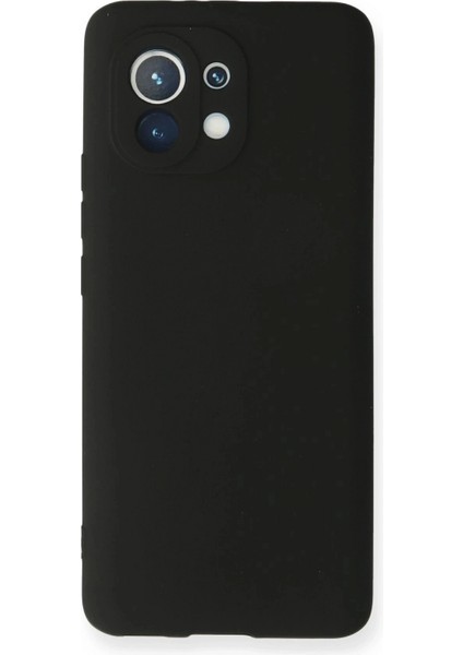 Xiaomi Mi 11 Kılıf First Silikon - Siyah (K95)