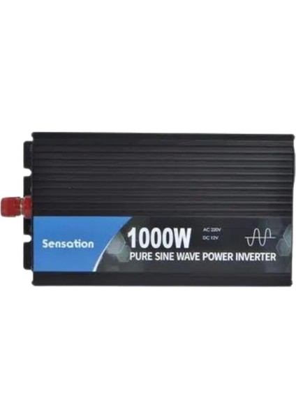 Tam Sinüs Inverter 1000W 12V - Ekranlı (Dw Series)