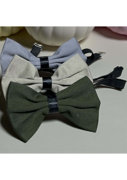 Çocuk Üçlü Papyon -2-9 Yaş- RN25PPY-HAKI-ST Haki