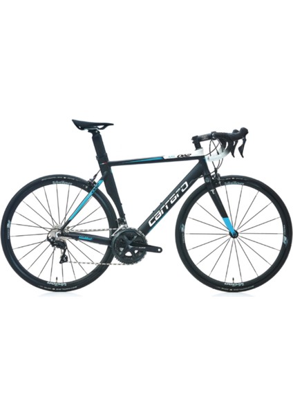 Race 062 Aero - 28 Jant 22'' 56CM ( L - Xl ) Kadro 22 Vites Yol Bisikleti - Mat Koyu Gri / Tekno Gri Siyah