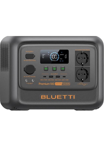 Bluettı Premium 100 V2 Taşınabilir Güç Kaynağı - 2000W 1024WH modelleri