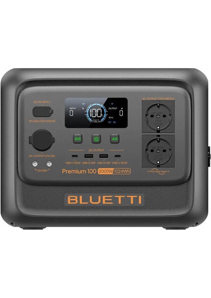 Bluettı Premium 100 V2 Taşınabilir Güç Kaynağı - 2000W 1024WH fırsatları