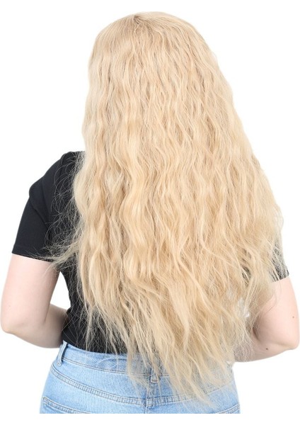 Kabarık Dalgalı Uzun Fiber Sentetik Peruk / Balköpüğü modelleri