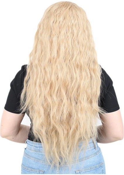 Kabarık Dalgalı Uzun Fiber Sentetik Peruk / Balköpüğü fırsatları