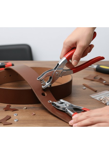 Kemer Delme Perçin Atma Pensesi 2 Li Seti