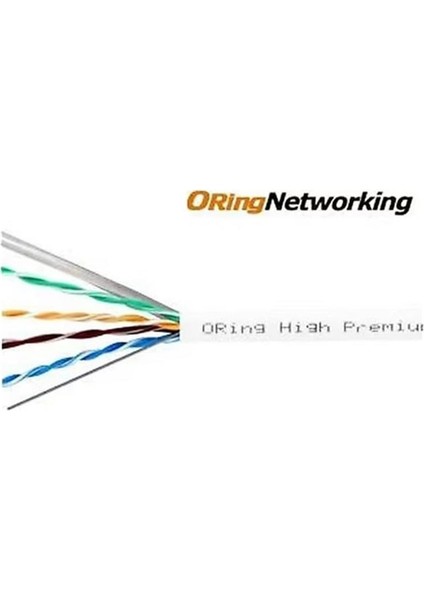Orıng RW-U0605WH U/utp Cat6 23AWG Lszh 250MHZ 500 Metre Bakır Beyaz Renk Network Kablosu