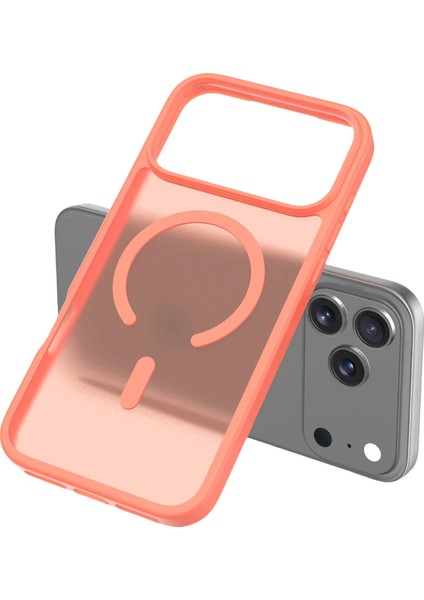 Apple iPhone 17 Pro Jota Magsafe Kapak - Turuncu modelleri