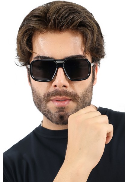 Erkek Siyah Sportif UV400 Güneş Gözlüğü WP25-35 C2 fiyatları