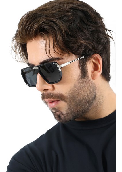 Erkek Siyah Sportif UV400 Güneş Gözlüğü WP25-35 C2 fırsatları