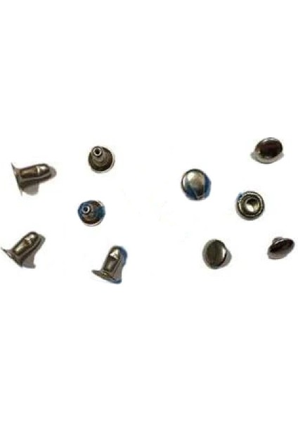 Rivet Perçin - 6mm, Nikel, 1000 Adet
