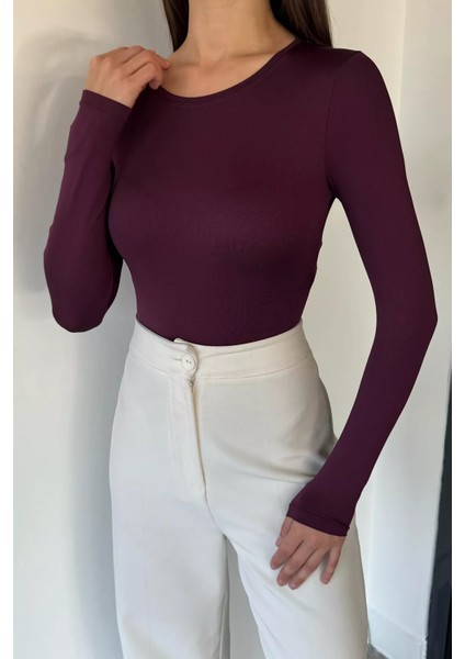 Kadın Bisiklet Yaka Çıtçıtlı Bodysuit P-00018524 fiyatları