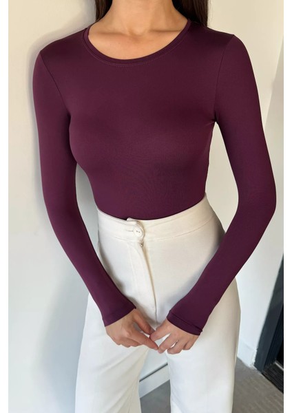 Kadın Bisiklet Yaka Çıtçıtlı Bodysuit P-00018524 modelleri