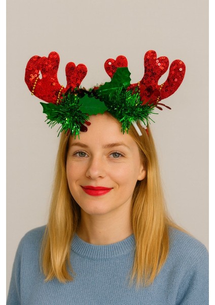 LED Işıklı Simli Geyik Boynuzlu Yılbaşı Tacı – Kutlama ve Parti Aksesuarı (1) fiyatları