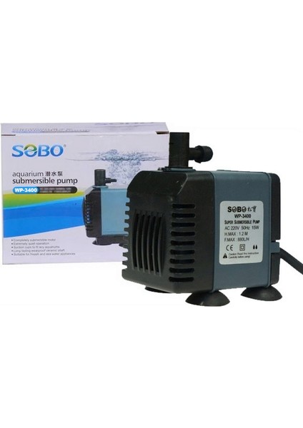 Xmpdby Sobo Akvaryum Kafa Motoru 15W 880 Lh