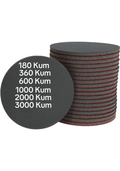 Cam Çizik Giderme Zımpara Seti