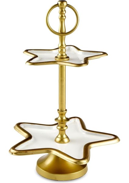 Epsilon Yıldız 2'li Kek Standı 23X23X3 cm