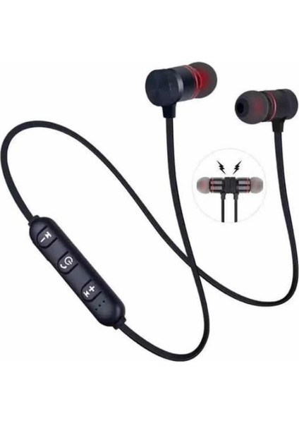 Bluetooth Bağlantılı Kablolu Mıknatıslı Sport Kulaklık modelleri