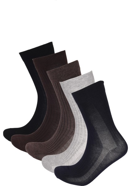 5'li Paket Erkek Soket Çorap Çok Renkli modelleri