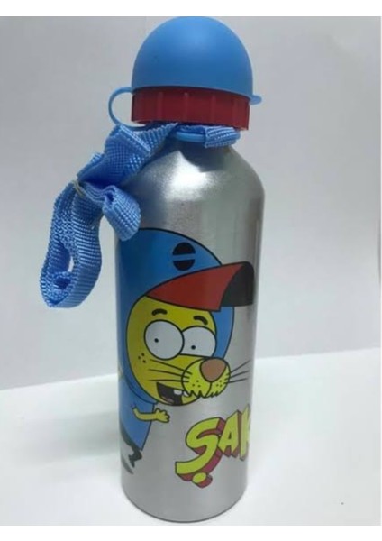 Lisanslı Kral Şakir 500 ml Matara – Çocuklar Için Eğlenceli Su Şişesi